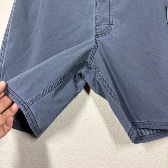 RVCA Mens Size 28 VA Pigment Trunk Board Shorts Navy Tie Front Stretch - Picture 8 of 12